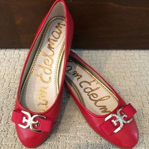 Red Sam Edelman flats